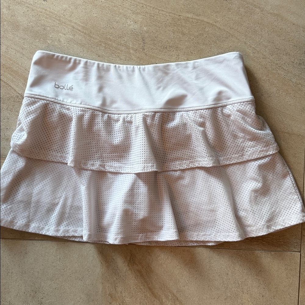 Bolle white Layered Tennis Skirt
